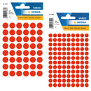 Herma Luminous Round Sticker Labels (Red)-2