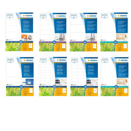 Herma Recycled Paper Labels A4 100pc (White) - 0