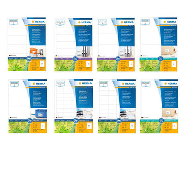 Herma Recycled Paper Labels A4 100pc (White) - 0