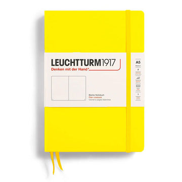 Leuchtturm Hardcover Plain Notebook A5 (Yellow) - 0
