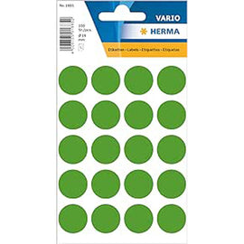 Herma Multi-Purpose Round Sticker Labels (Dark Green) - 0
