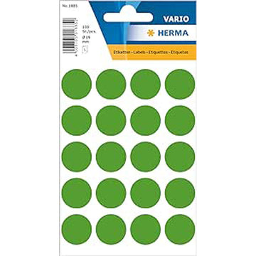 Herma Multi-Purpose Round Sticker Labels (Dark Green) - 0