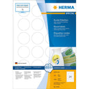 Herma Round Removable Labels 100pc (White)-4