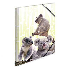 Herma Elasticated PP Folder Koala Family - 0