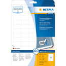 Herma Removable Labels A4 38.1mm 25pc (White)-3
