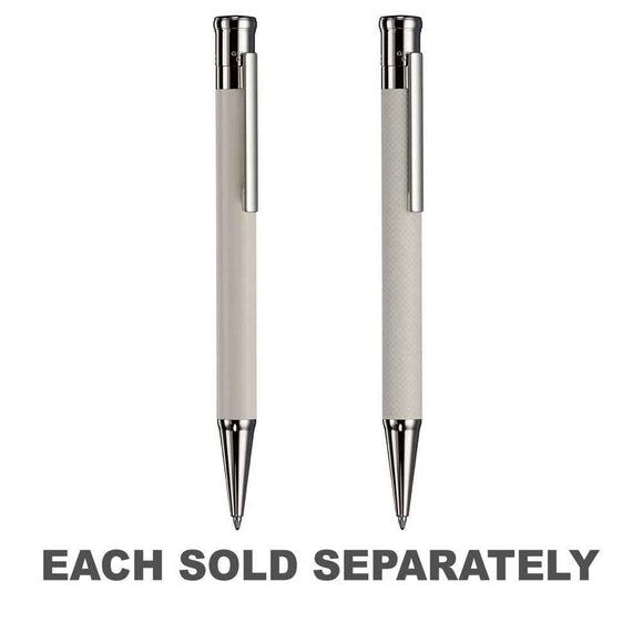 Otto Hutt D4 Plat-Plated Ballpen (Cream)