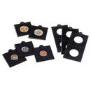 Leuchtturm Matrix Coin Holders 100pc (Black)-5