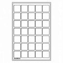 Leuchtturm Square-Spaced 35pc 39mm Coin Tray L 2pk