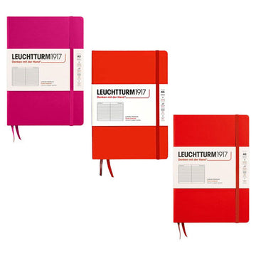 Leuchtturm Hardcover Ruled Notebook A5 (Red) - 0