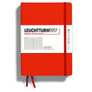 Leuchtturm Hardcover Ruled Notebook A5 (Red)-5
