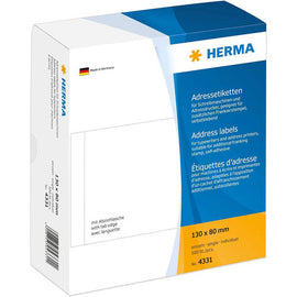 Herma Address Label Singles White 500pc - 0
