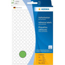 Herma Coloured Adhesive Dot Labels (Green)