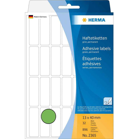 Herma Multi-Purpose Colored Labels (Green)