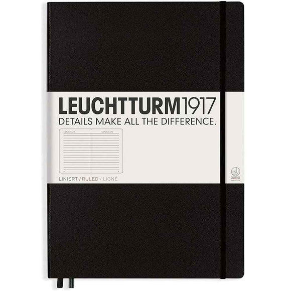 Leuchtturm HC Master Classic Ruled Notebook A4+