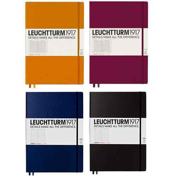 Leuchtturm HC Master Ruled Plain Notebook A4+