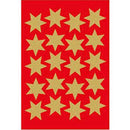 Herma 6-Pointed Stars Sticker Decor (Gold)