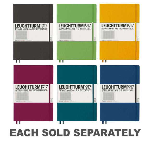 Leuchtturm HC Master Ruled Squared Notebook A4+