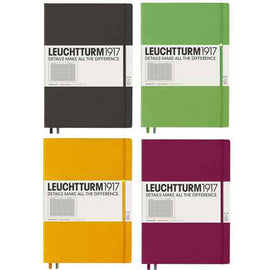 Leuchtturm HC Master Ruled Squared Notebook A4+