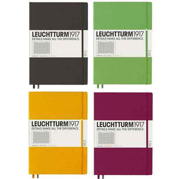 Leuchtturm HC Master Ruled Squared Notebook A4+