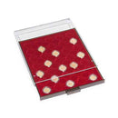Leuchtturm 20 Round-Spaced Coin Drawer (Smoke/Red)