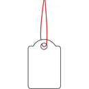 Herma Strung Marking Tags Red String 1000pc-8
