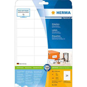 Herma Premium Labels A4 33.8mm 25pc