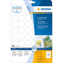 Herma Round Removable Labels 25pc (White)