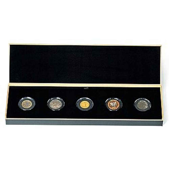 Leuchtturm Luxor Box for 5 Uni Coin Capsules