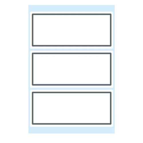 Herma Lined Edge-Framed Book Sticker Grey
