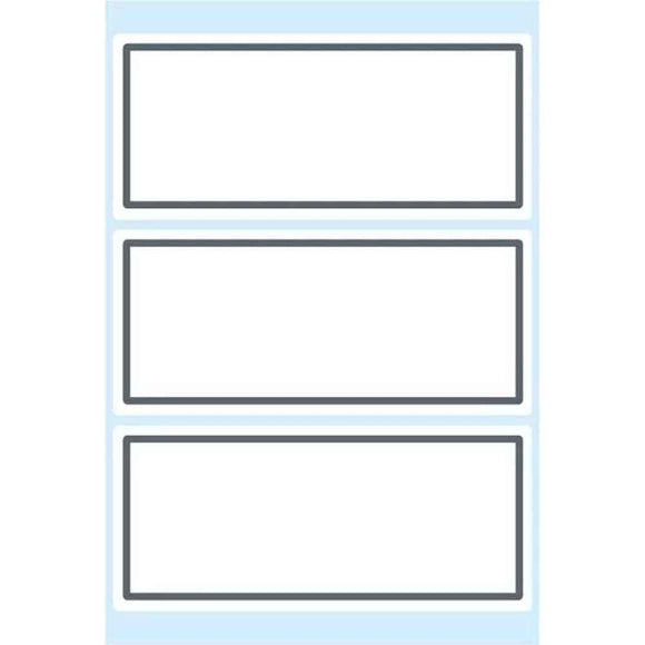 Herma Lined Edge-Framed Book Sticker Grey