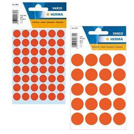 Herma Round Sticker Labels (Red)