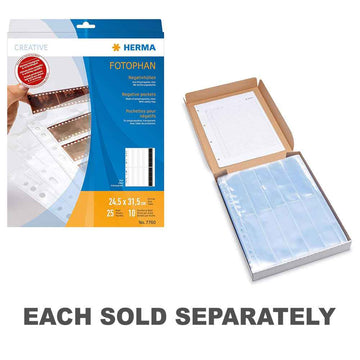 Herma Transparent Negative Pockets for 10x4 Stripes