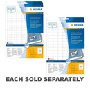 Herma Removable Labels A4 25.4mm 25pc (White)