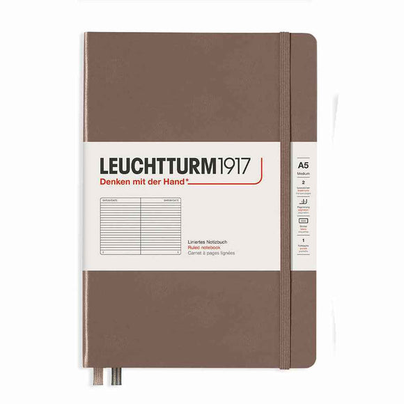 Leuchtturm Hardcover Ruled Notebook A5