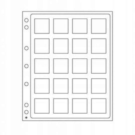 Leuchtturm Encap 2in-Square Pockets Coin Sheets 2pk