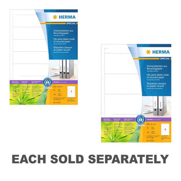 Herma Recylced Paper File Spine Labels A4 80pc
