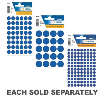 Herma Multi-Purpose Round Sticker Labels (Blue)