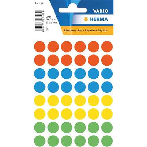 Herma Multi-Purpose Round Sticker Labels