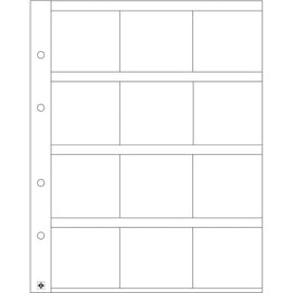 Leuchtturm M12K Optima Coin Sheets 5pk (Clear)