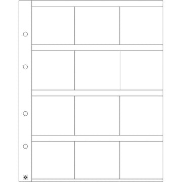 Leuchtturm M12K Optima Coin Sheets 5pk (Clear)