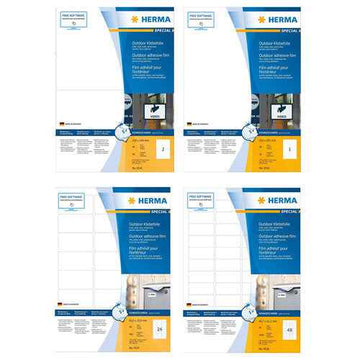 Herma Outdoor Film Labels A4 40pc (White)