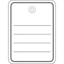 Herma Stringless Merch Tags with Eyelet 1000pc-4