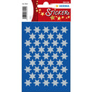 Herma 6-Pointed Stars Sticker Decor (Silver)-4