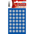 Herma 6-Pointed Stars Sticker Decor (Silver)-5