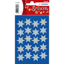Herma 6-Pointed Stars Sticker Decor (Silver)-6