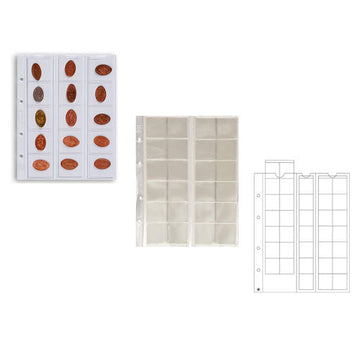 Leuchtturm Optima Coin Sheets 5pk (Clear) - 0