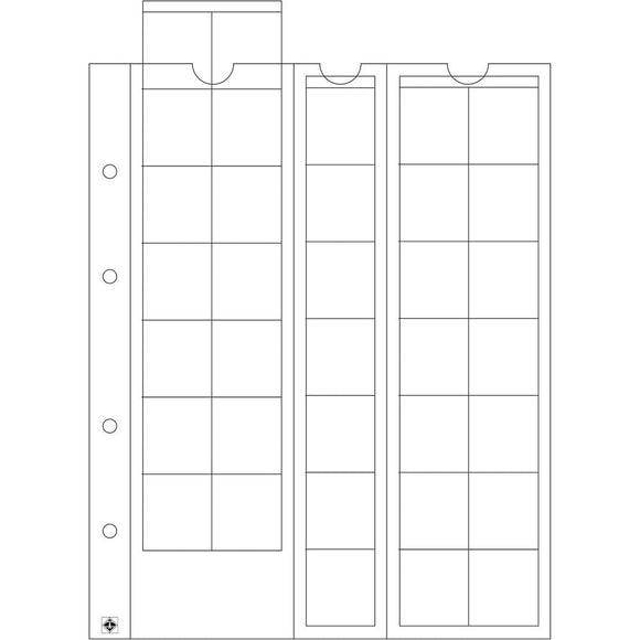 Leuchtturm Optima Coin Sheets 5pk (Clear)