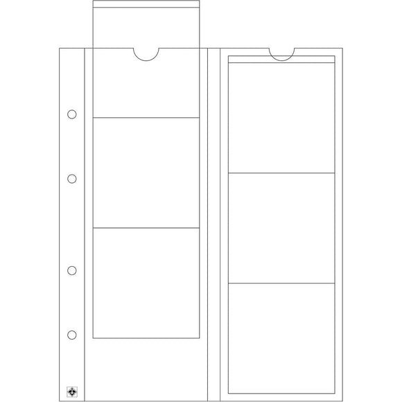 Leuchtturm Optima Coin Sheets 5pk (Clear)