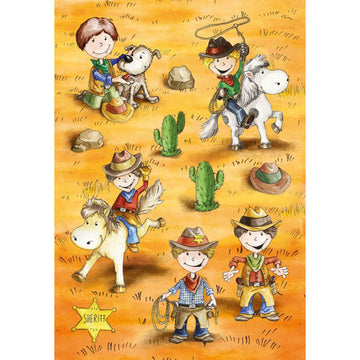 Herma Funny Cowboys 3D Sticker