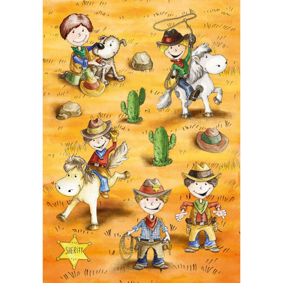 Herma Funny Cowboys 3D Sticker